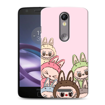 Пластиковый чехол на Lenovo Moto X Force с принтом Лабубу