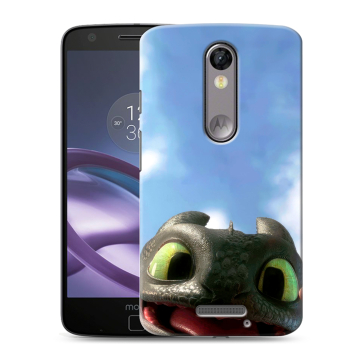 Пластиковый чехол на Lenovo Moto X Force с принтом Как приручить дракона Пластиковый чехол на Lenovo Moto X Force с принтом Как приручить дракона