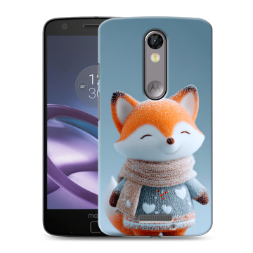 Пластиковый чехол на Lenovo Moto X Force с принтом Лиса