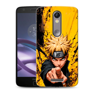 Пластиковый чехол на Lenovo Moto X Force с принтом Naruto Наруто Пластиковый чехол на Lenovo Moto X Force с принтом Naruto Наруто