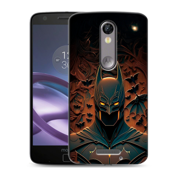 Пластиковый чехол на Lenovo Moto X Force с принтом Batman Бэтмен