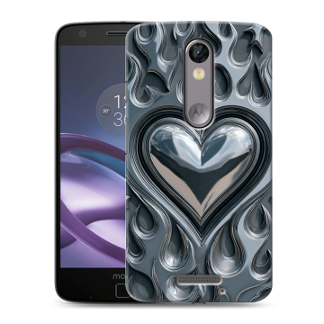 Пластиковый чехол на Lenovo Moto X Force с принтом Y2K Пластиковый чехол на Lenovo Moto X Force с принтом Y2K