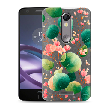 Пластиковый чехол на Lenovo Moto X Force с принтом женский