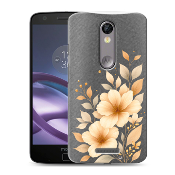 Пластиковый чехол на Lenovo Moto X Force с принтом для девушки