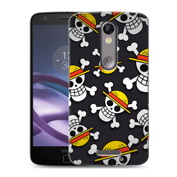 Пластиковый чехол на Lenovo Moto X Force с принтом One Piece Ван Пис