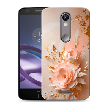 Пластиковый чехол на Lenovo Moto X Force с принтом женский