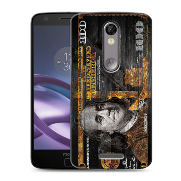 Пластиковый чехол на Lenovo Moto X Force с принтом Доллар деньги Пластиковый чехол на Lenovo Moto X Force с принтом Доллар деньги
