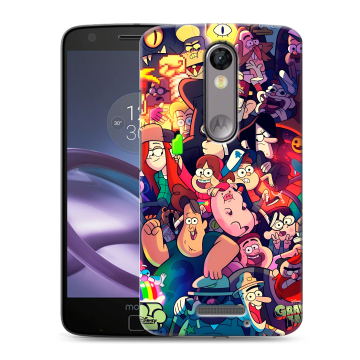 Пластиковый чехол на Lenovo Moto X Force с принтом Gravity Falls Гравити Фолз Пластиковый чехол на Lenovo Moto X Force с принтом Gravity Falls Гравити Фолз