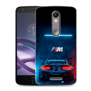 Пластиковый чехол на Lenovo Moto X Force с принтом BMW БМВ Пластиковый чехол на Lenovo Moto X Force с принтом BMW БМВ