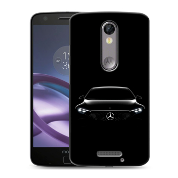 Пластиковый чехол на Lenovo Moto X Force с принтом Mercedes Мерседес Пластиковый чехол на Lenovo Moto X Force с принтом Mercedes Мерседес