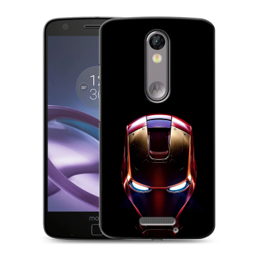 Пластиковый чехол на Lenovo Moto X Force с принтом IronMan Железный человек Пластиковый чехол на Lenovo Moto X Force с принтом IronMan Железный человек