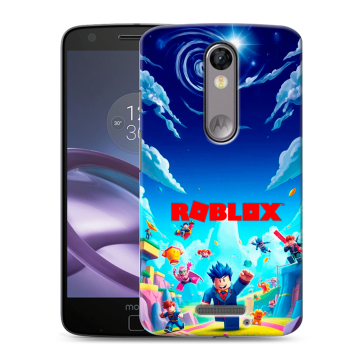 Пластиковый чехол на Lenovo Moto X Force с принтом Roblox Роблокс Пластиковый чехол на Lenovo Moto X Force с принтом Roblox Роблокс