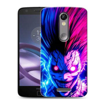 Пластиковый чехол на Lenovo Moto X Force с принтом Death note Тетрадь смерти
