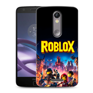 Пластиковый чехол на Lenovo Moto X Force с принтом Roblox Роблокс Пластиковый чехол на Lenovo Moto X Force с принтом Roblox Роблокс