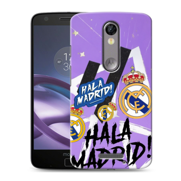 Пластиковый чехол на Lenovo Moto X Force с принтом Real Madrid Реал Мадрид Пластиковый чехол на Lenovo Moto X Force с принтом Real Madrid Реал Мадрид