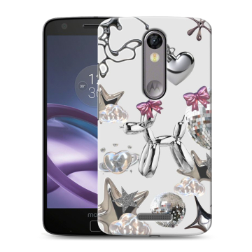 Пластиковый чехол на Lenovo Moto X Force с принтом Y2K Пластиковый чехол на Lenovo Moto X Force с принтом Y2K