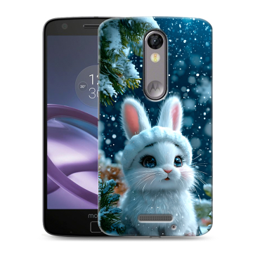 Пластиковый чехол на Lenovo Moto X Force с принтом Новый год