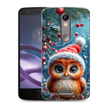 Пластиковый чехол на Lenovo Moto X Force с принтом Новый год Пластиковый чехол на Lenovo Moto X Force с принтом Новый год