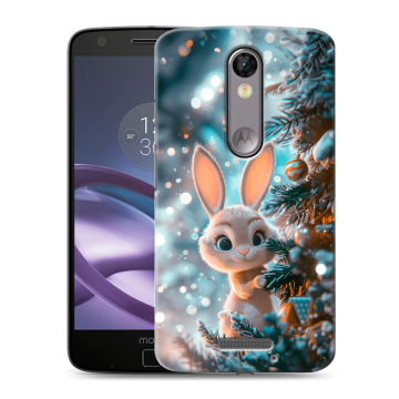 Пластиковый чехол на Lenovo Moto X Force с принтом Новый год Пластиковый чехол на Lenovo Moto X Force с принтом Новый год