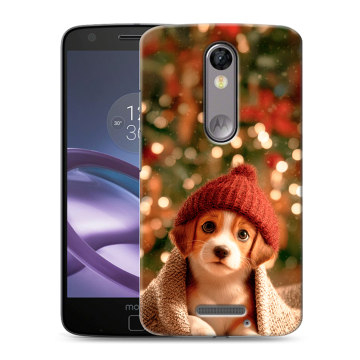 Пластиковый чехол на Lenovo Moto X Force с принтом Новый год Пластиковый чехол на Lenovo Moto X Force с принтом Новый год