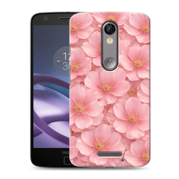 Пластиковый чехол на Lenovo Moto X Force с принтом женский