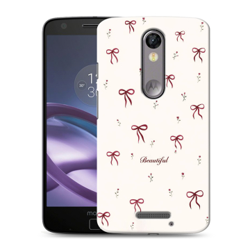 Пластиковый чехол на Lenovo Moto X Force с принтом для девочек