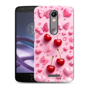 Пластиковый чехол на Lenovo Moto X Force с принтом для девочек Пластиковый чехол на Lenovo Moto X Force с принтом для девочек