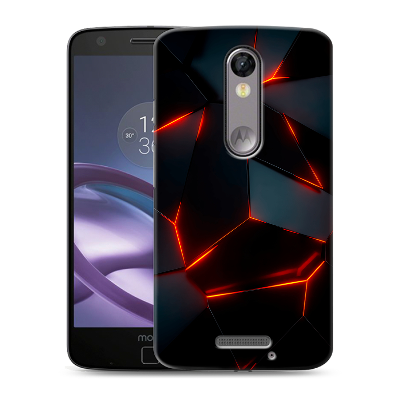 Пластиковый чехол на Lenovo Moto X Force с принтом Яркие абстракции Пластиковый чехол на Lenovo Moto X Force с принтом Яркие абстракции