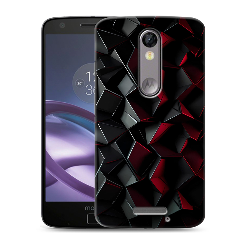 Пластиковый чехол на Lenovo Moto X Force с принтом Абстракция Пластиковый чехол на Lenovo Moto X Force с принтом Абстракция