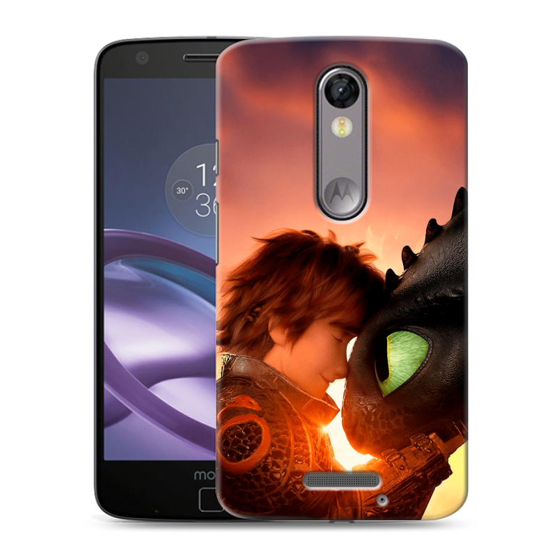 Пластиковый чехол на Lenovo Moto X Force с принтом Как приручить дракона Пластиковый чехол на Lenovo Moto X Force с принтом Как приручить дракона