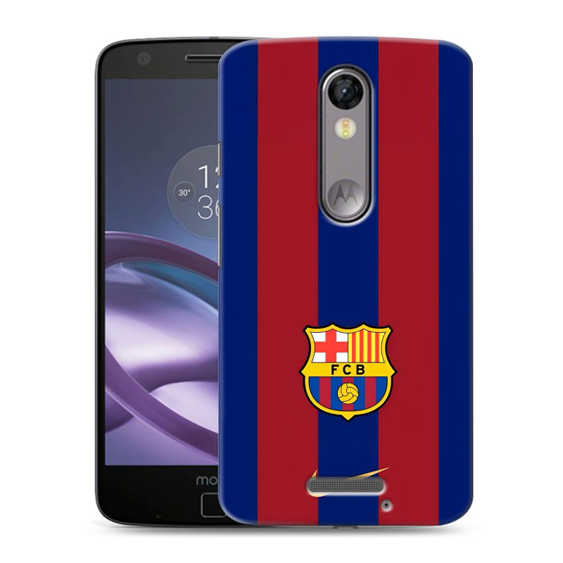 Пластиковый чехол на Lenovo Moto X Force с принтом Барселона Barcelona Пластиковый чехол на Lenovo Moto X Force с принтом Барселона Barcelona