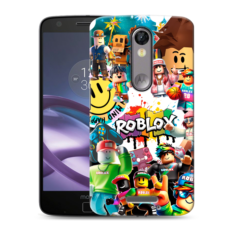 Пластиковый чехол на Lenovo Moto X Force с принтом Roblox Роблокс Пластиковый чехол на Lenovo Moto X Force с принтом Roblox Роблокс