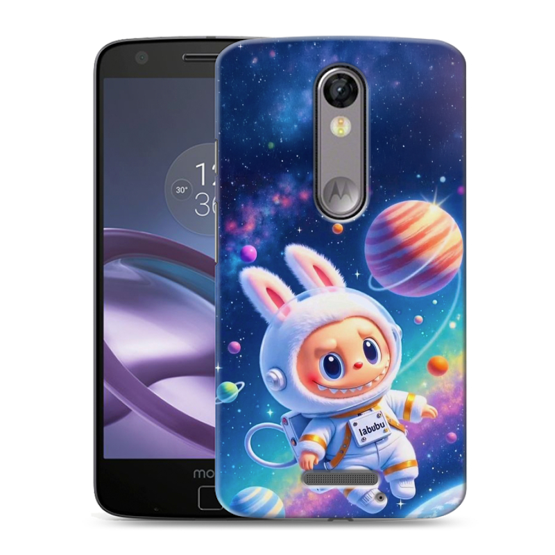 Пластиковый чехол на Lenovo Moto X Force с принтом Labubu Лабубу Пластиковый чехол на Lenovo Moto X Force с принтом Labubu Лабубу