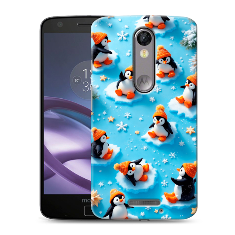 Пластиковый чехол на Lenovo Moto X Force с принтом Новый год Пластиковый чехол на Lenovo Moto X Force с принтом Новый год