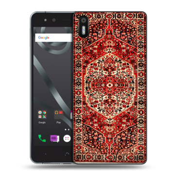 Силиконовый чехол на BQ Aquaris X5 с принтом Ковер