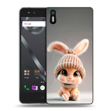 Силиконовый чехол на BQ Aquaris X5 с принтом Кролик Силиконовый чехол на BQ Aquaris X5 с принтом Кролик