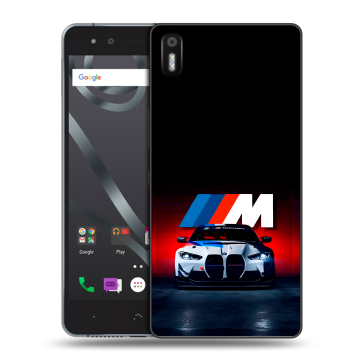 Силиконовый чехол на BQ Aquaris X5 с принтом БМВ BMW Силиконовый чехол на BQ Aquaris X5 с принтом БМВ BMW