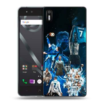 Силиконовый чехол на BQ Aquaris X5 с принтом Реал Роналдо Силиконовый чехол на BQ Aquaris X5 с принтом Реал Роналдо