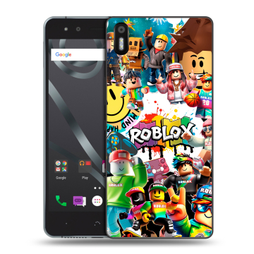 Силиконовый чехол на BQ Aquaris X5 с принтом Roblox Роблокс Силиконовый чехол на BQ Aquaris X5 с принтом Roblox Роблокс