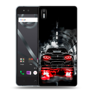 Силиконовый чехол на BQ Aquaris X5 с принтом BMW БМВ Силиконовый чехол на BQ Aquaris X5 с принтом BMW БМВ