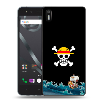 Силиконовый чехол на BQ Aquaris X5 с принтом One Piece Ван Пис
