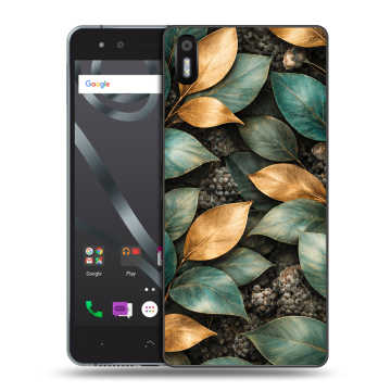 Силиконовый чехол на BQ Aquaris X5 с принтом женский