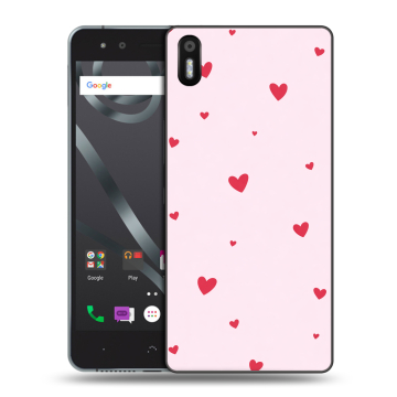 Силиконовый чехол на BQ Aquaris X5 с принтом для девочек