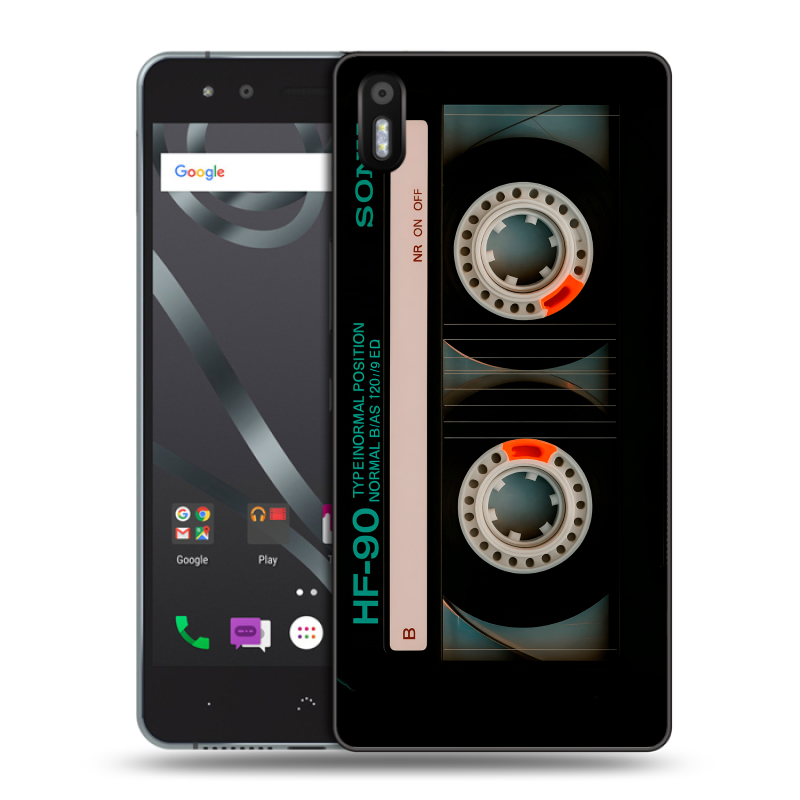 Силиконовый чехол на BQ Aquaris X5 с принтом Кассета Силиконовый чехол на BQ Aquaris X5 с принтом Кассета