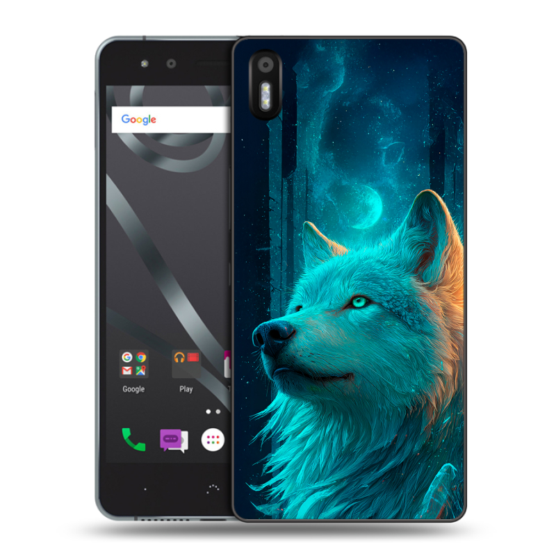 Силиконовый чехол на BQ Aquaris X5 с принтом бабочки саккура Силиконовый чехол на BQ Aquaris X5 с принтом бабочки саккура