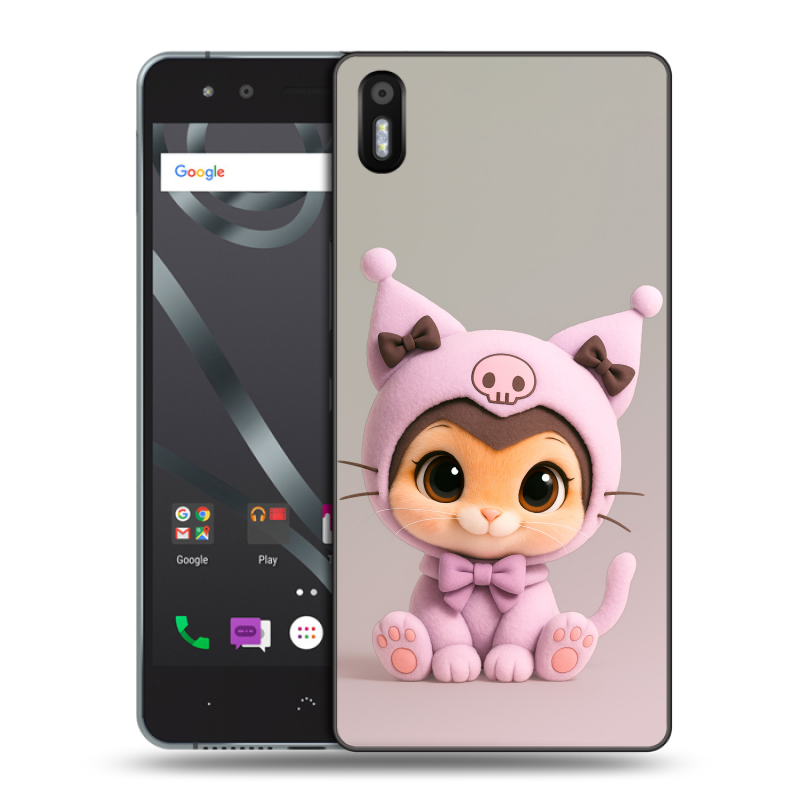 Пластиковый чехол на BQ Aquaris X5 с принтом Куроми Kuromi Пластиковый чехол на BQ Aquaris X5 с принтом Куроми Kuromi