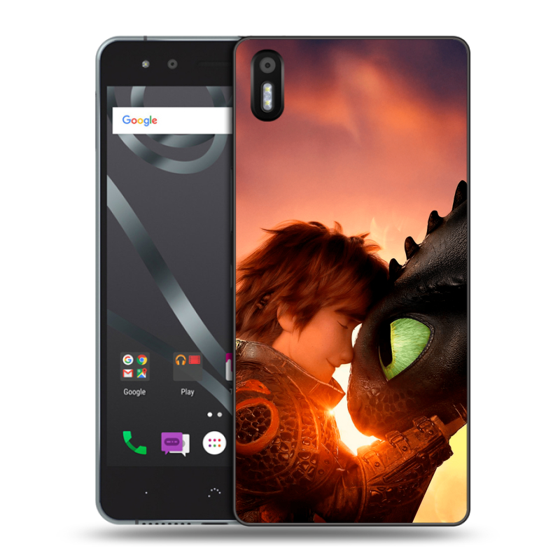 Силиконовый чехол на BQ Aquaris X5 с принтом Как приручить дракона Силиконовый чехол на BQ Aquaris X5 с принтом Как приручить дракона