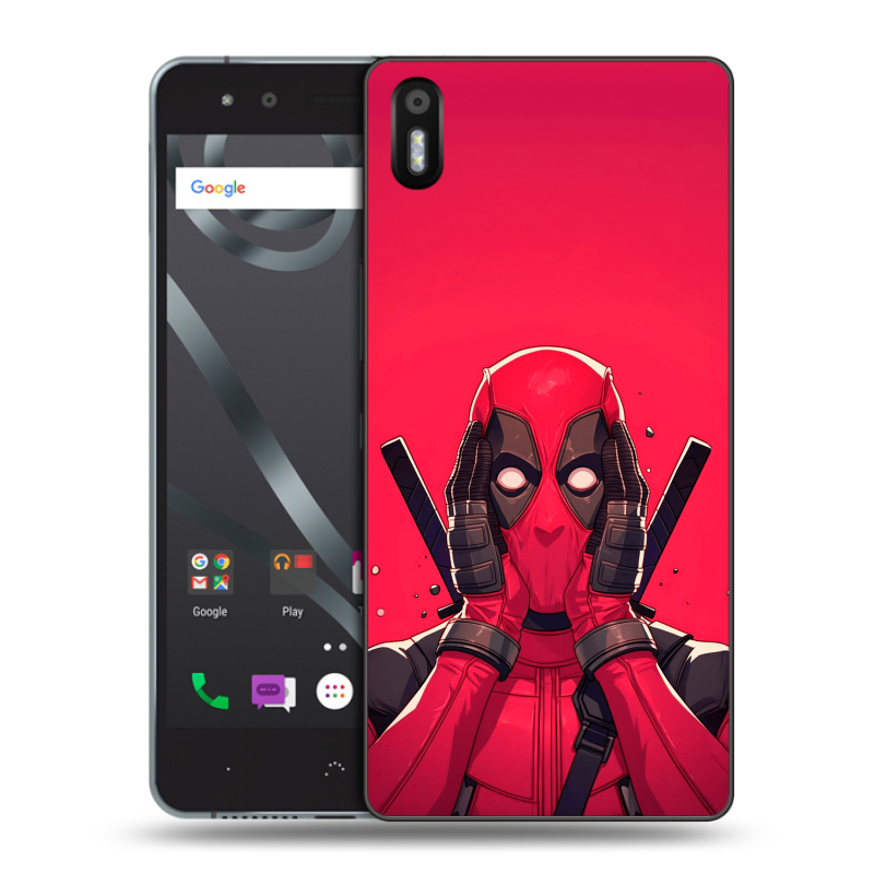 Пластиковый чехол на BQ Aquaris X5 с принтом Дедпул Deadpool Пластиковый чехол на BQ Aquaris X5 с принтом Дедпул Deadpool