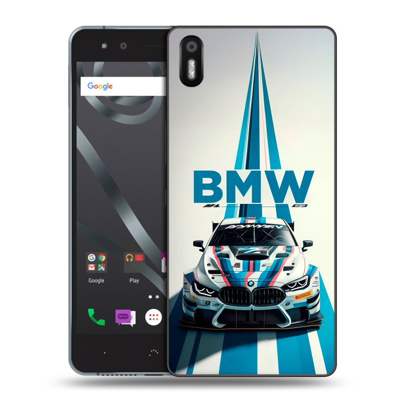 Пластиковый чехол на BQ Aquaris X5 с принтом БМВ BMW Пластиковый чехол на BQ Aquaris X5 с принтом БМВ BMW