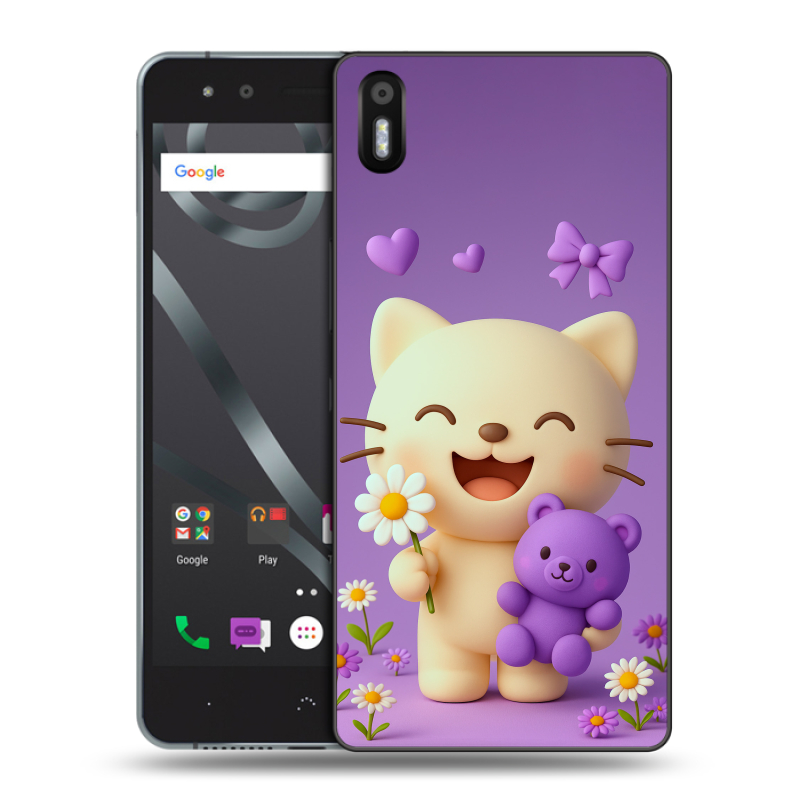 Силиконовый чехол на BQ Aquaris X5 с принтом для девочек Силиконовый чехол на BQ Aquaris X5 с принтом для девочек
